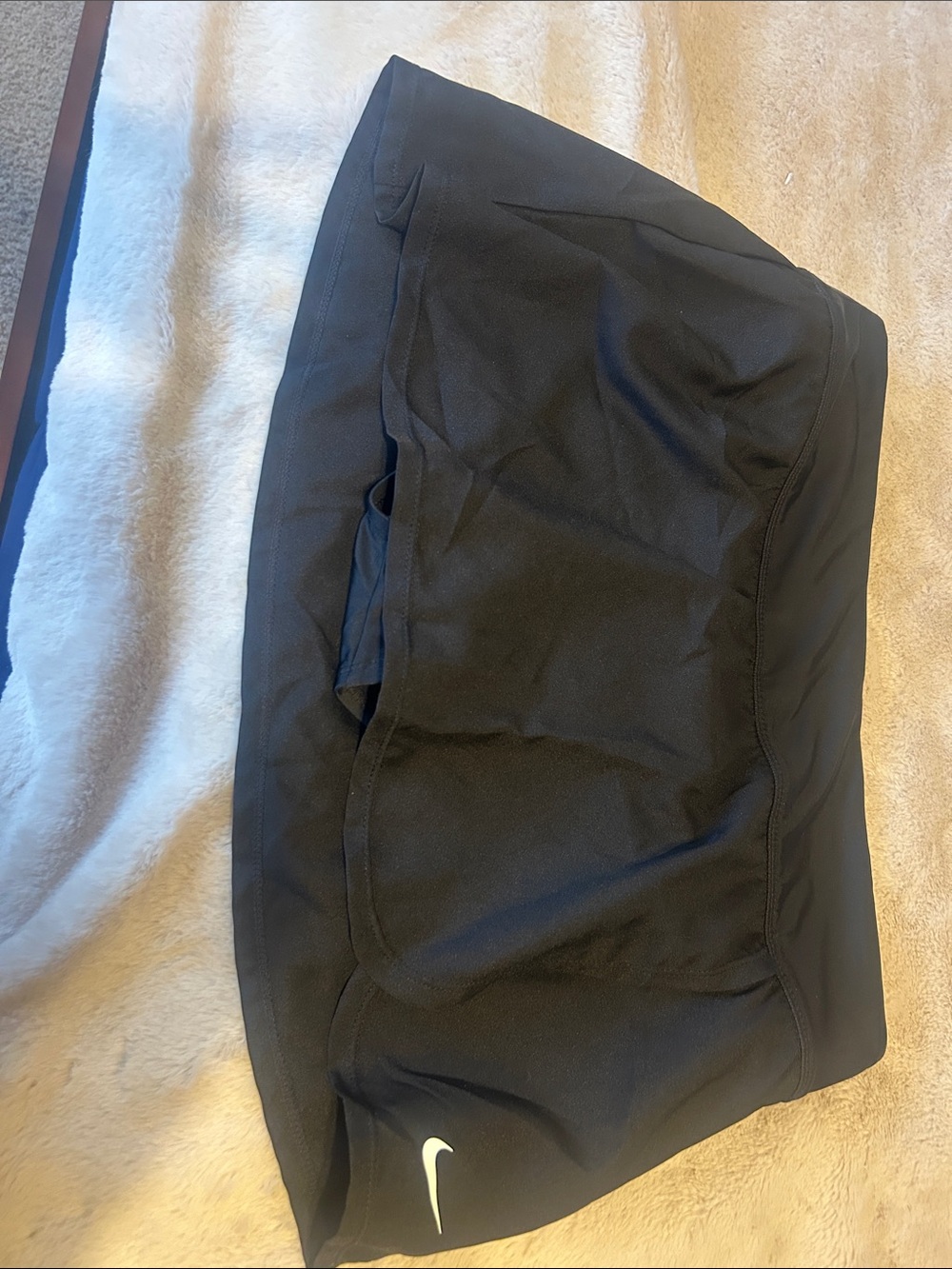 New Nike Black Tennis or Swim Skirt with Integrated Shorts-size med